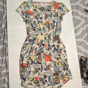 LuLaRoe Cartoon Print Dress
